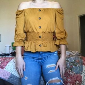Cute half sleeve blouse